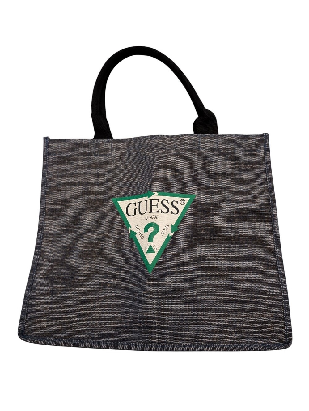 Guess Recyclable Denim Tote Bag